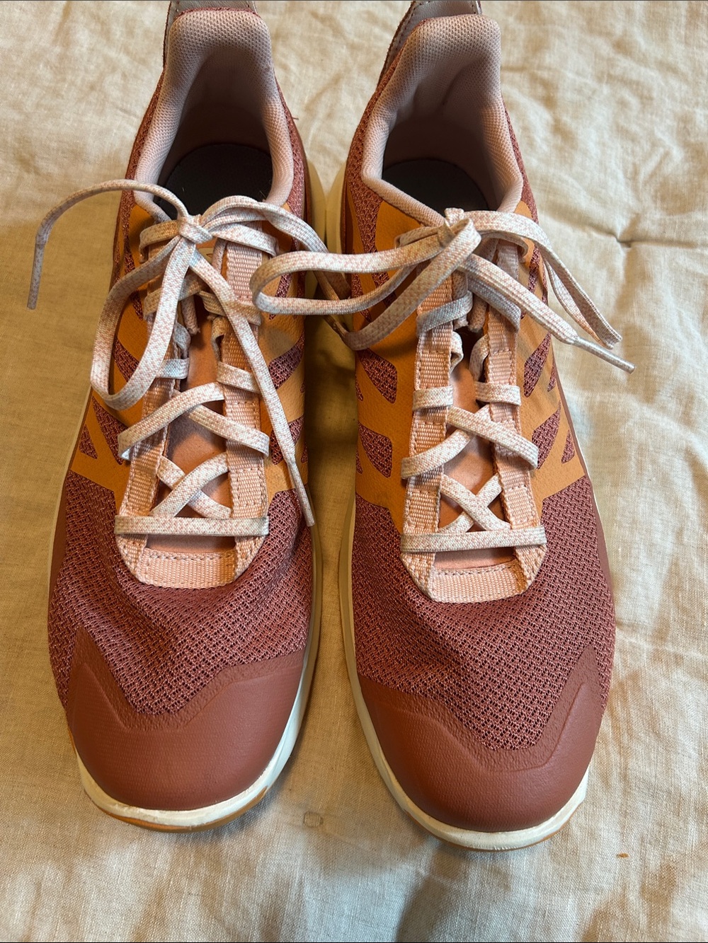 Salomon Women’s Rust and Peach Athletic Trainers
